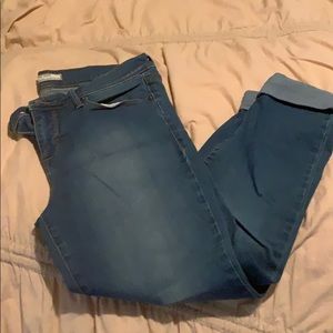 Free people cuffed ankle jeggings sz 29